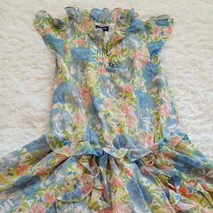 Ralph Lauren Girls Size 16 fully lined chiffon dress